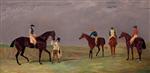 Preparing to Start for the Doncaster Gold Cup. 1825. with Mr. Whitaker's 'Lottery'