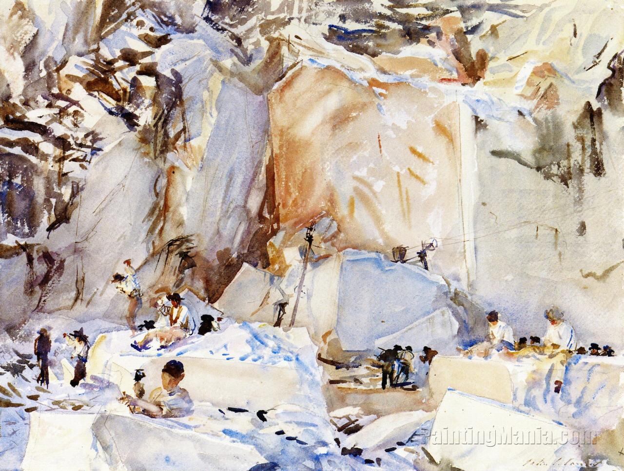 Carrara: M. Derville's Quarry