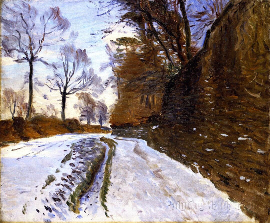 Country Road in Winter