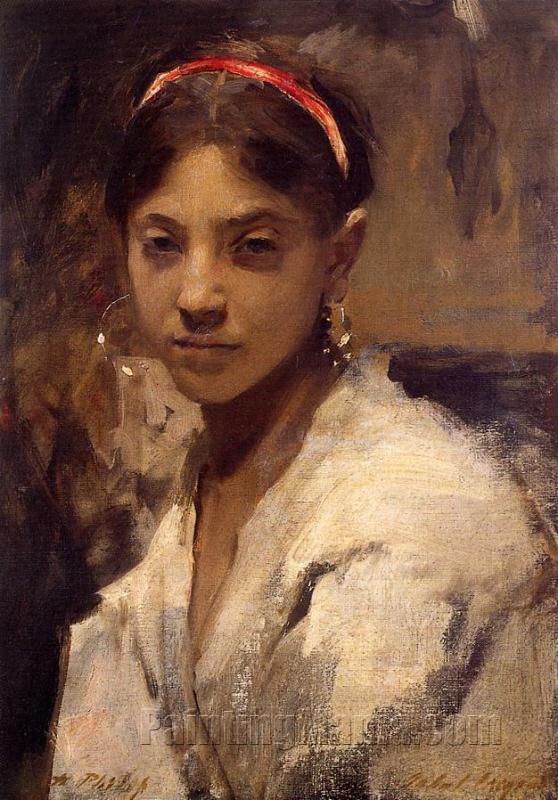 Head of a Capri Girl 1878