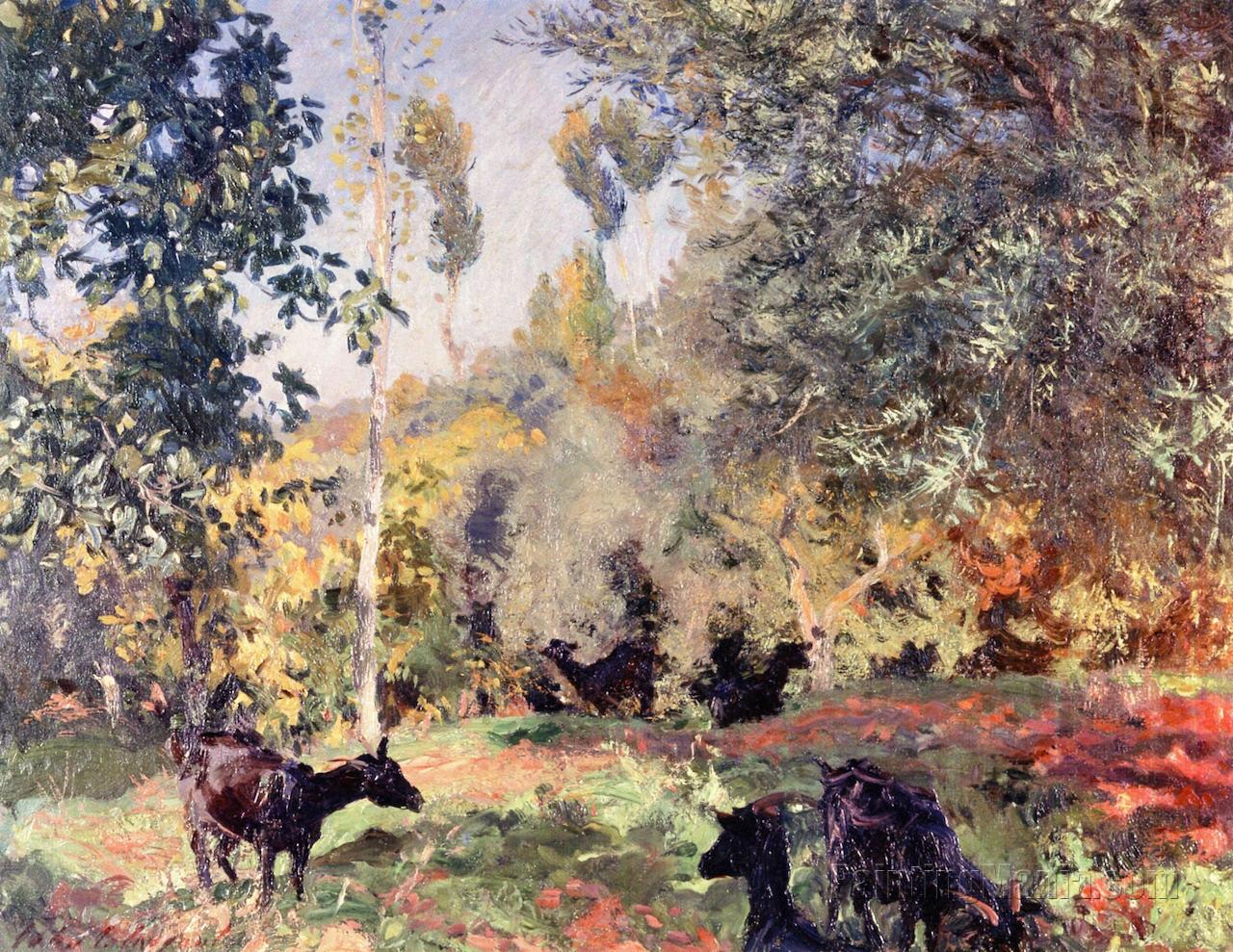 Landscape with Goats