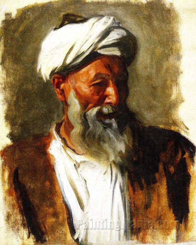 Old Man with a White Turban