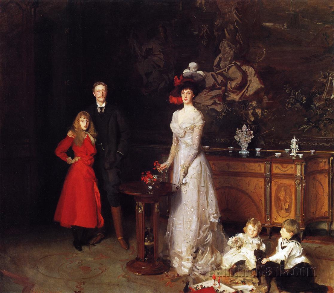 Sir George Sitwell, Lady Ida Sitwell and Family