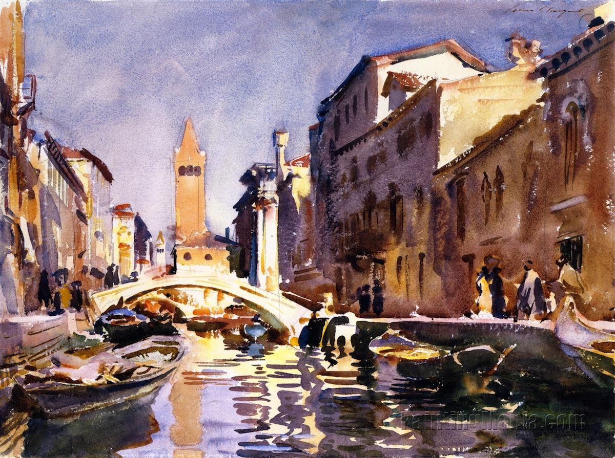 Venetian Canal 1913