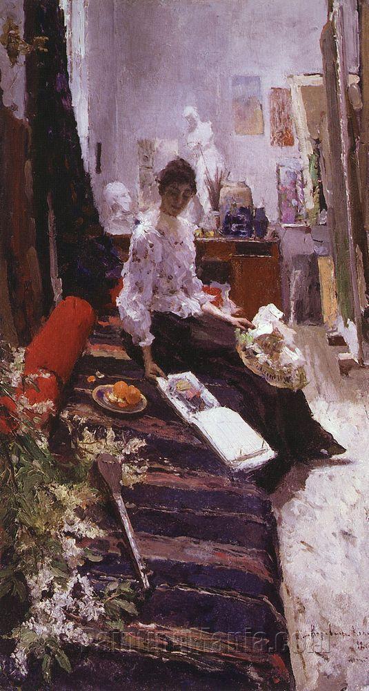 In the Artist's Studio 1892