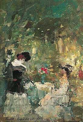 Parisian Cafe Scene