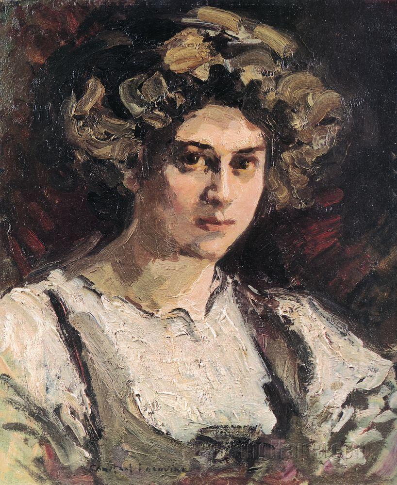 Portrait of Nadezhda Komarovskaya 1910