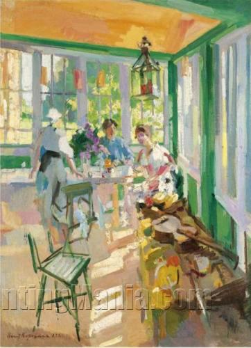 On the Veranda 1921