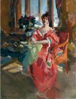 Portrait of a Lady in a Red Dress