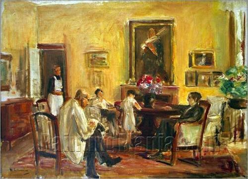 The Artist and His Family in His House on the Wannsee