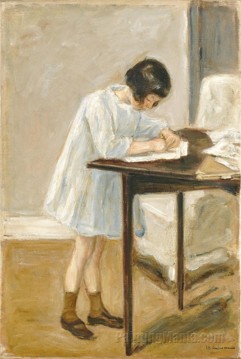 The Artist's Granddaughter at the Table