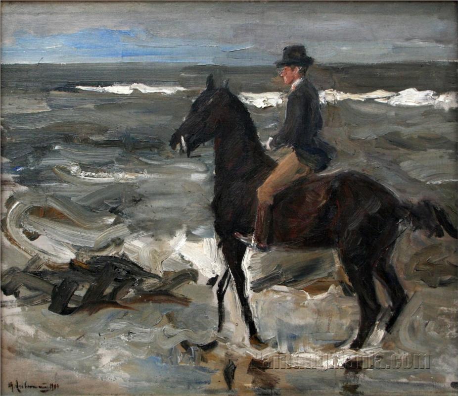 Rider on the Beach