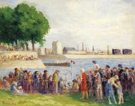 La Foule aux Jeux Nautiques