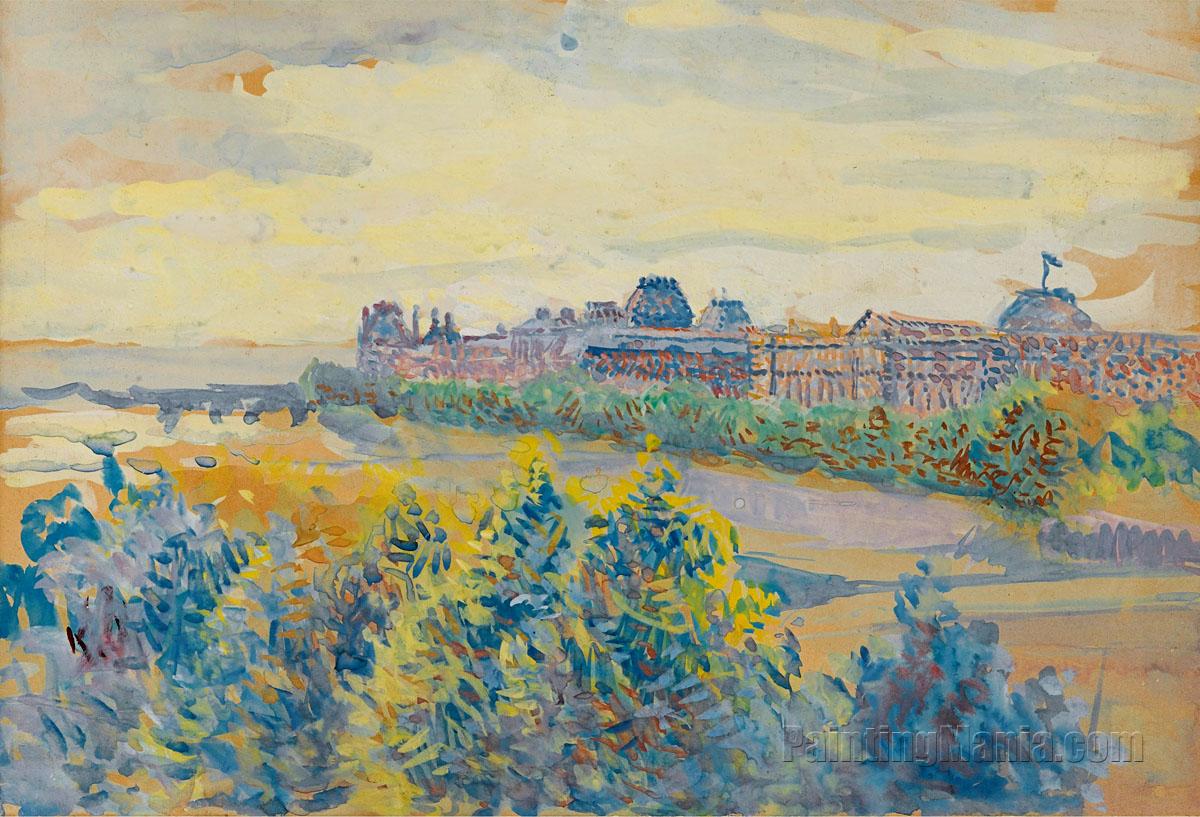 Le Louvre - Maximilien Luce Paintings