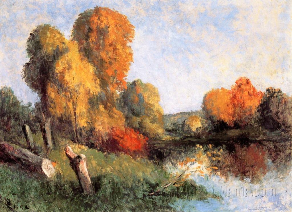 Rolleboise, the Seine in Autumn