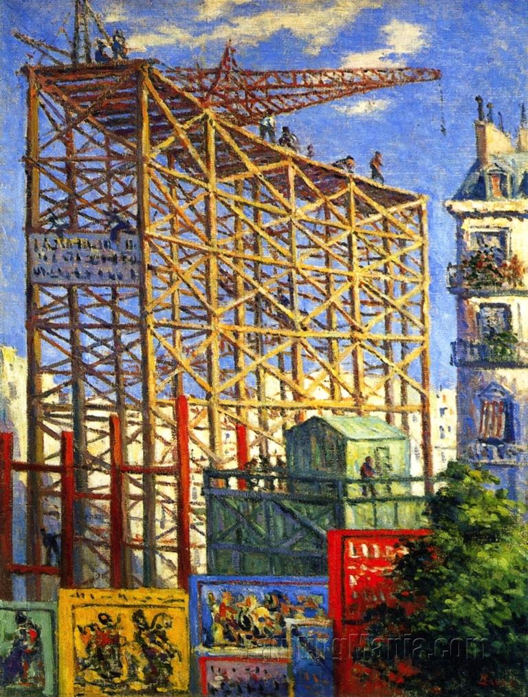 Scaffolding and Posters 1912