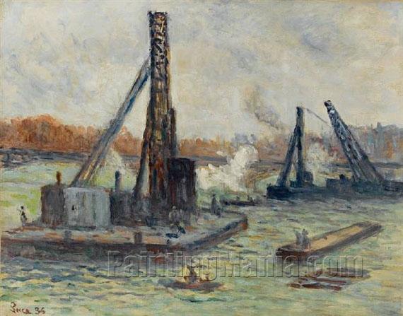 Travaux sur la Seine