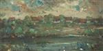 Landscape with Cottages