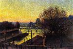 Paris, View of the Seine, Night