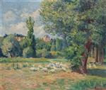 Paysage aux oies (Landscape with geese)