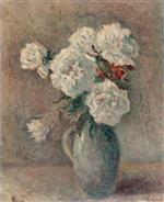 Pivoines Blanches dans un Vase