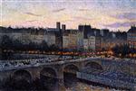 Quai de l'Ecole, Paris, Evening