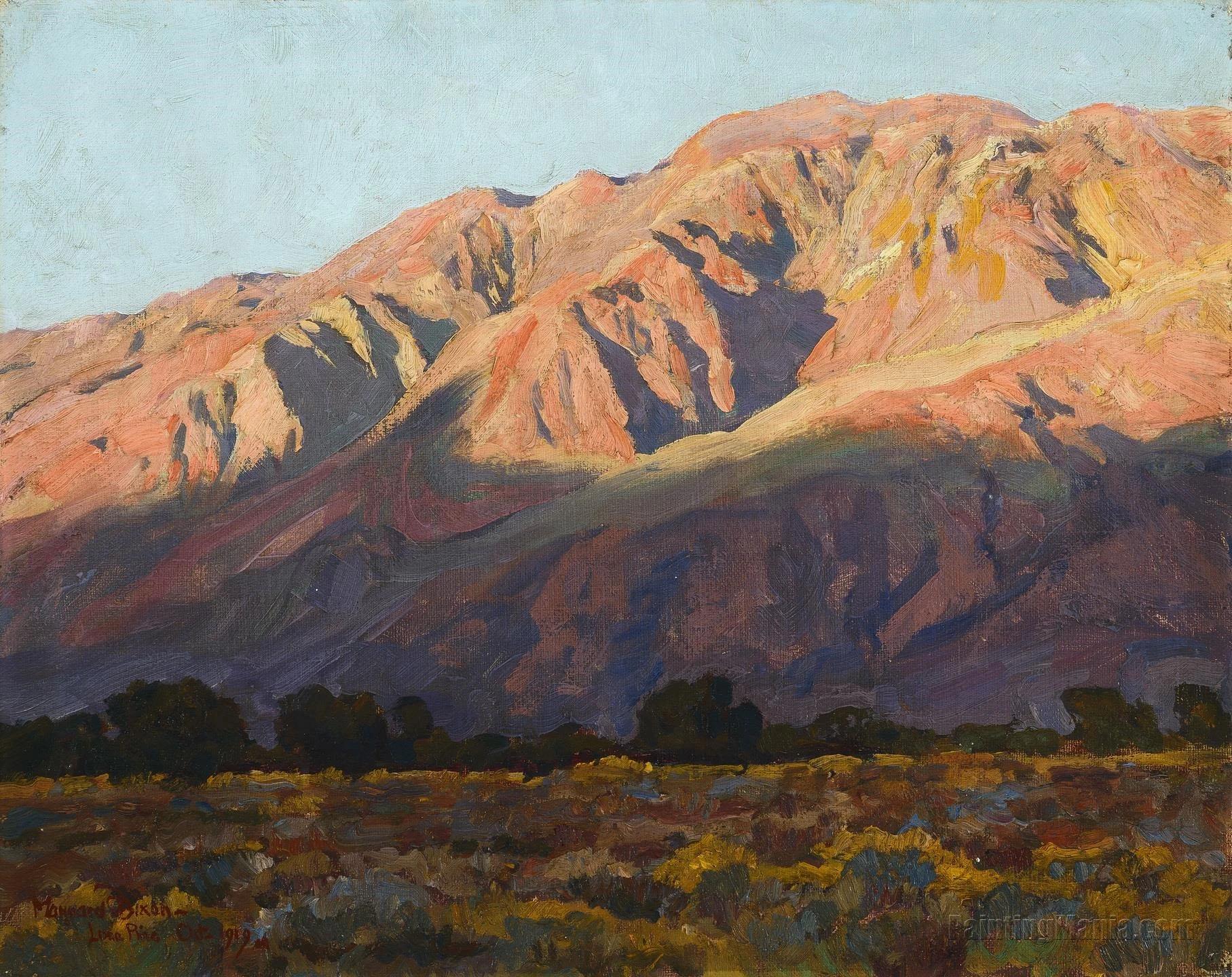 Inyo Range at Sunset, Lone Pine