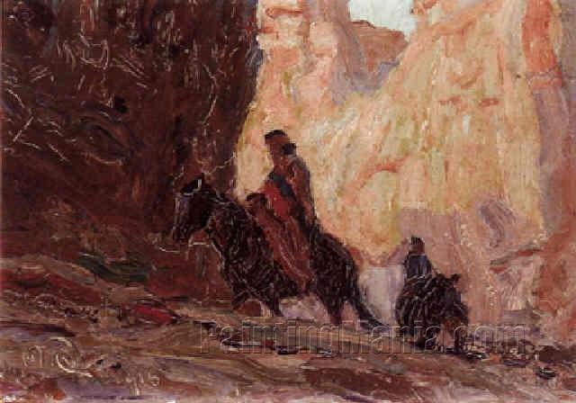 Riders in a Canyon