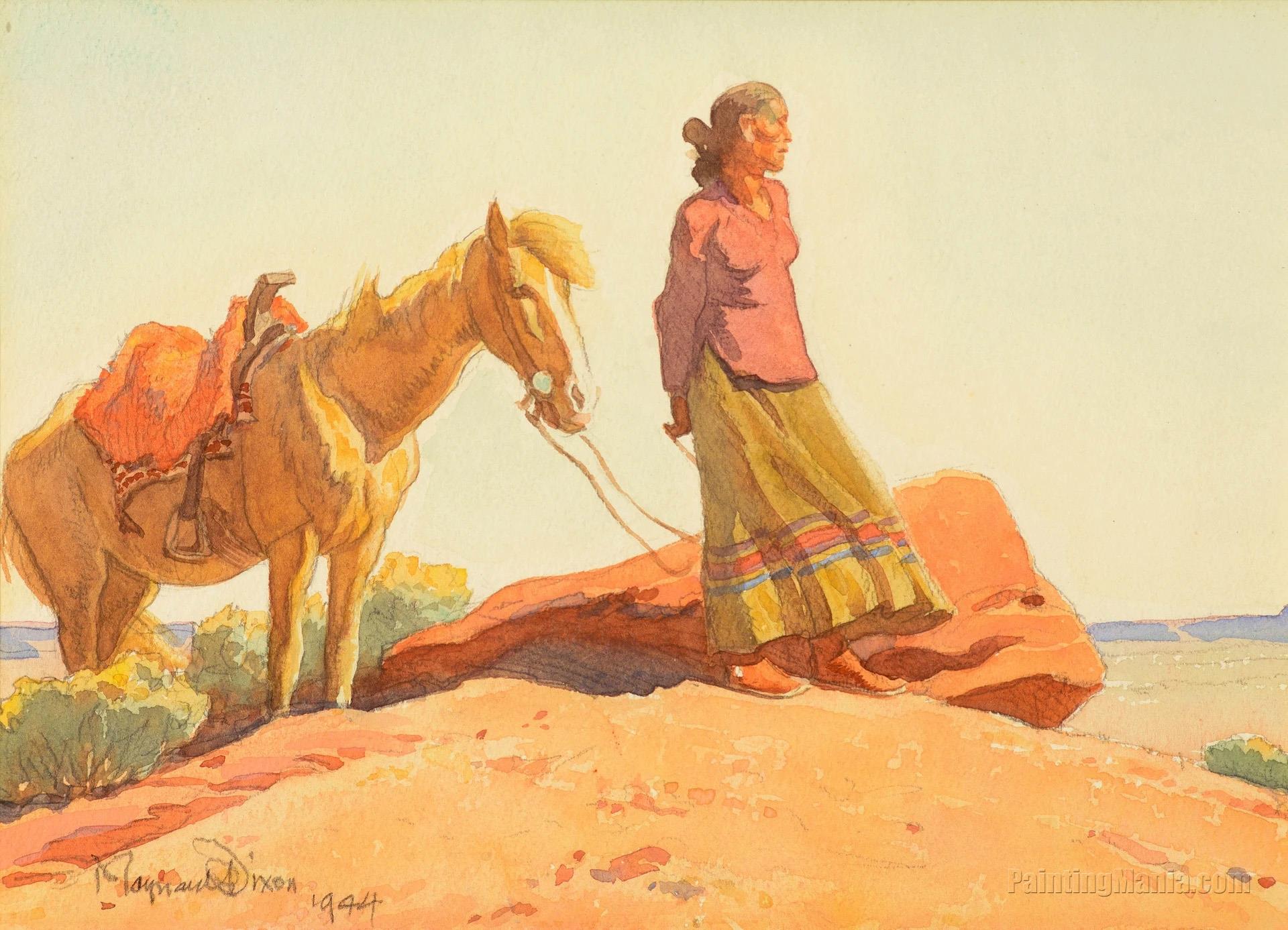 Woman; Navajos, Canyon de Chelly