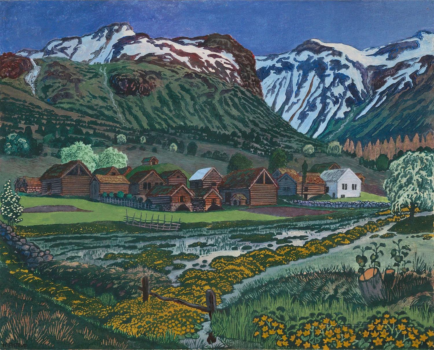 Sunny Night (Soleienatt) 1915