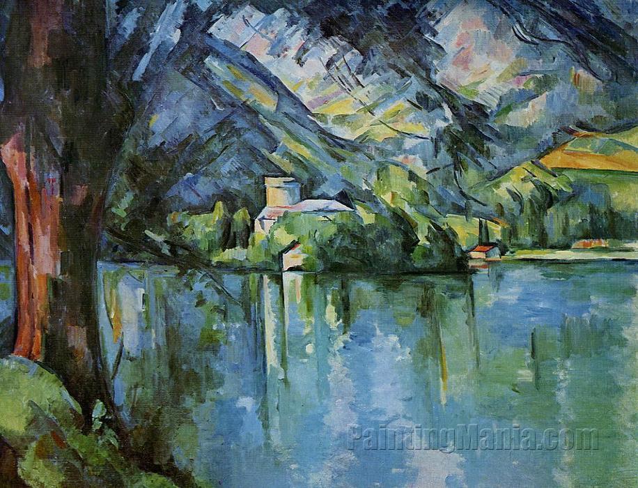 The Lac d Annecy Paul Cezanne Paintings