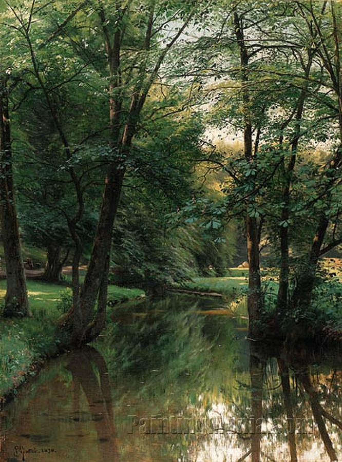 Landscape by a Stream