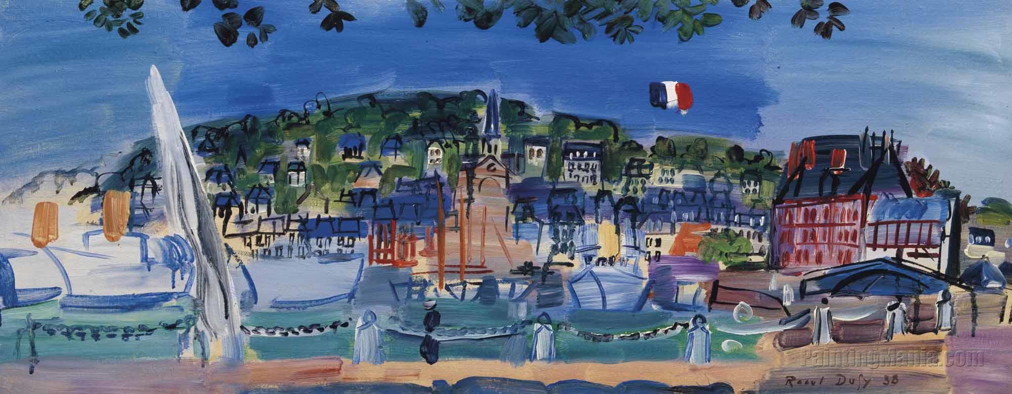 Le Bassin de Deauville 1938