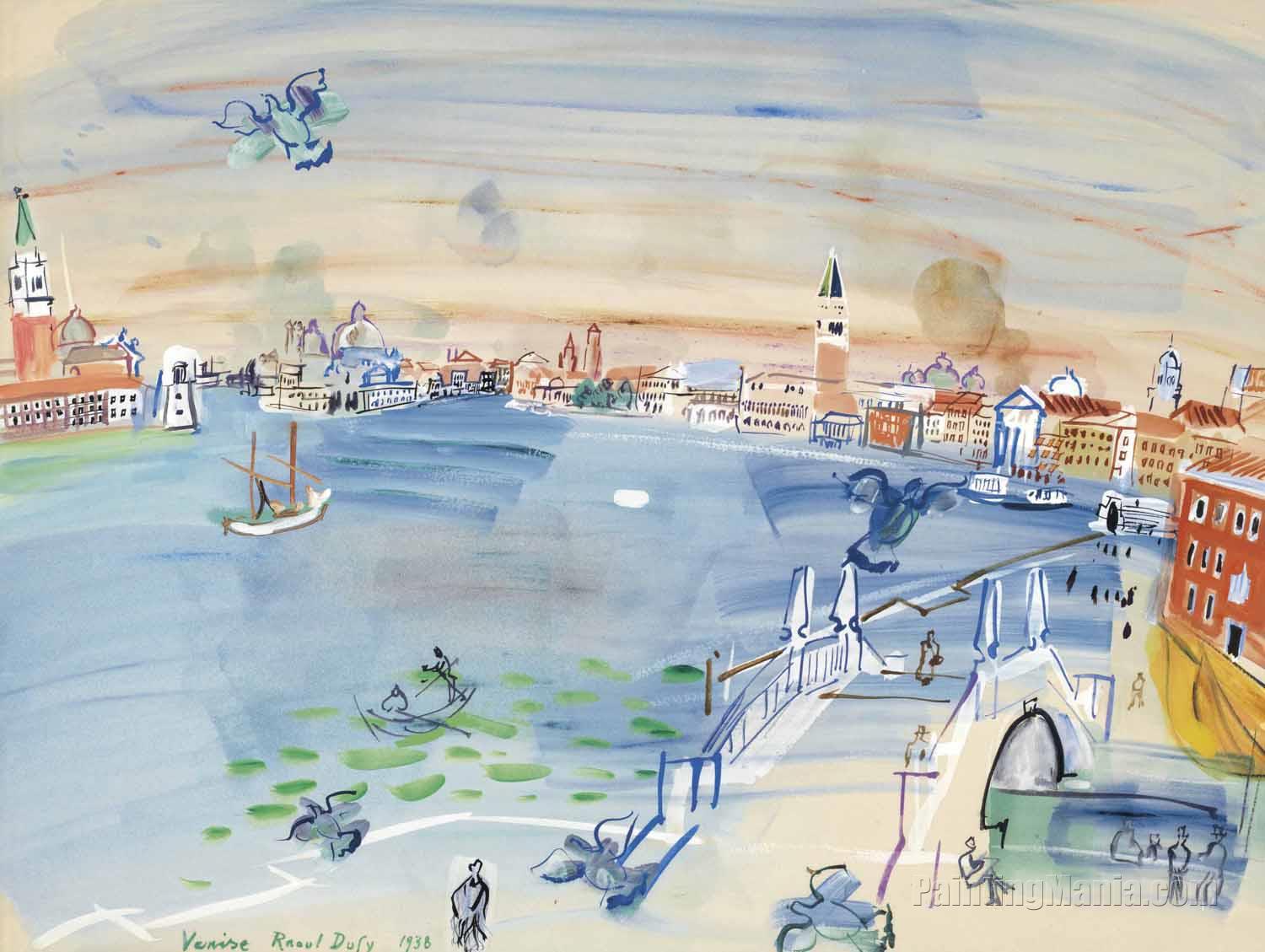 The Quai des Esclavons in Venice