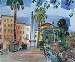 The Place d'Hyeres, the Obelisk and the Bandstand 1927