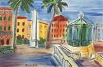 The Place d'Hyeres. the Obelisk and the Bandstand