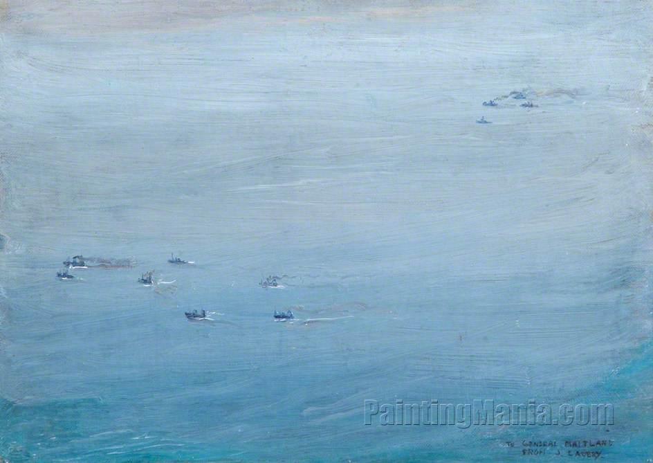 The North Sea, August 1918, from NS7