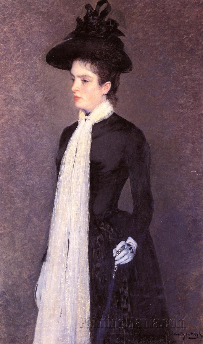 Portrait of a Woman in Black