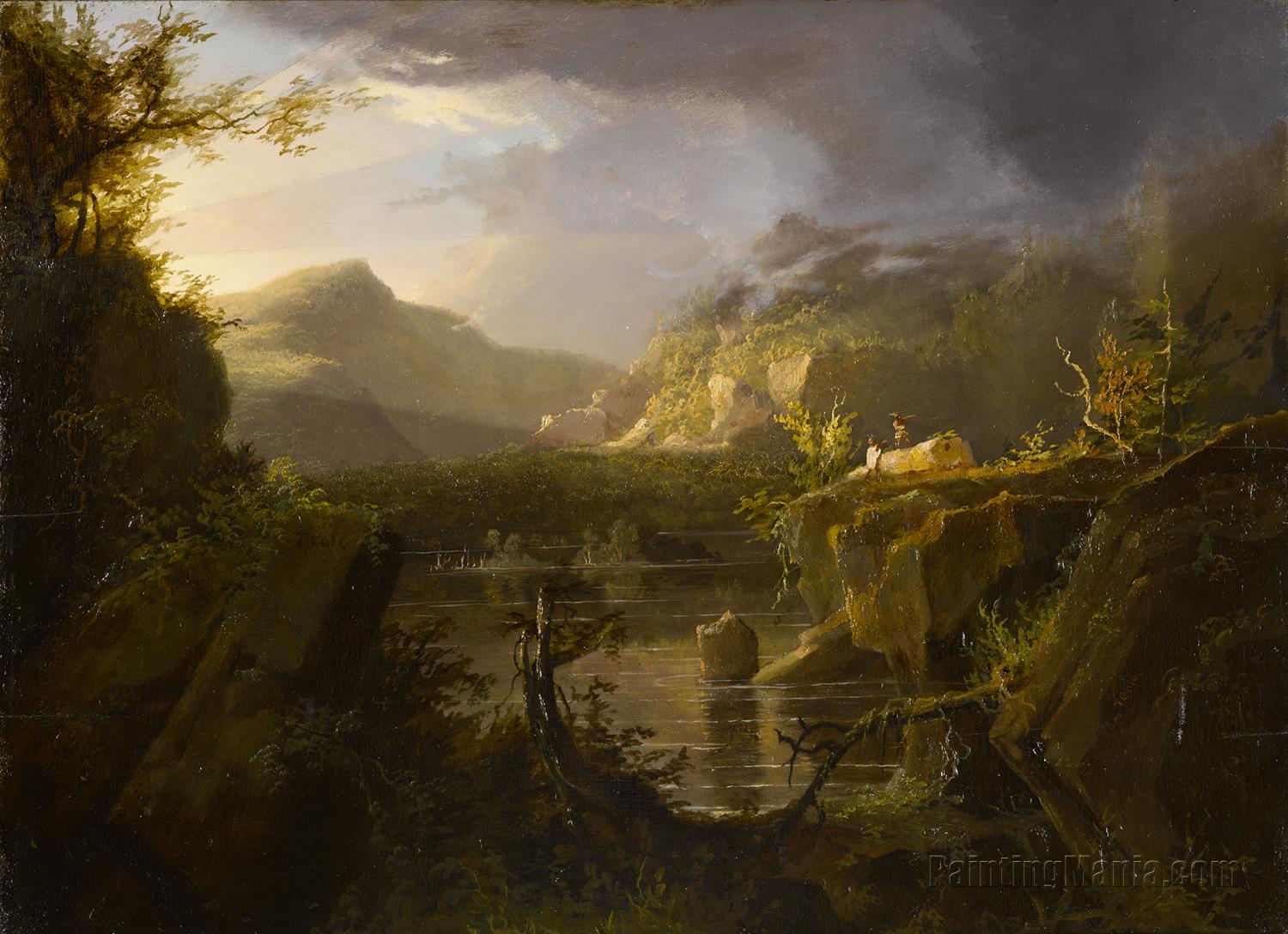 Romantic Landscape Thomas Cole Paintings   Romantic Landscape 242 43307 