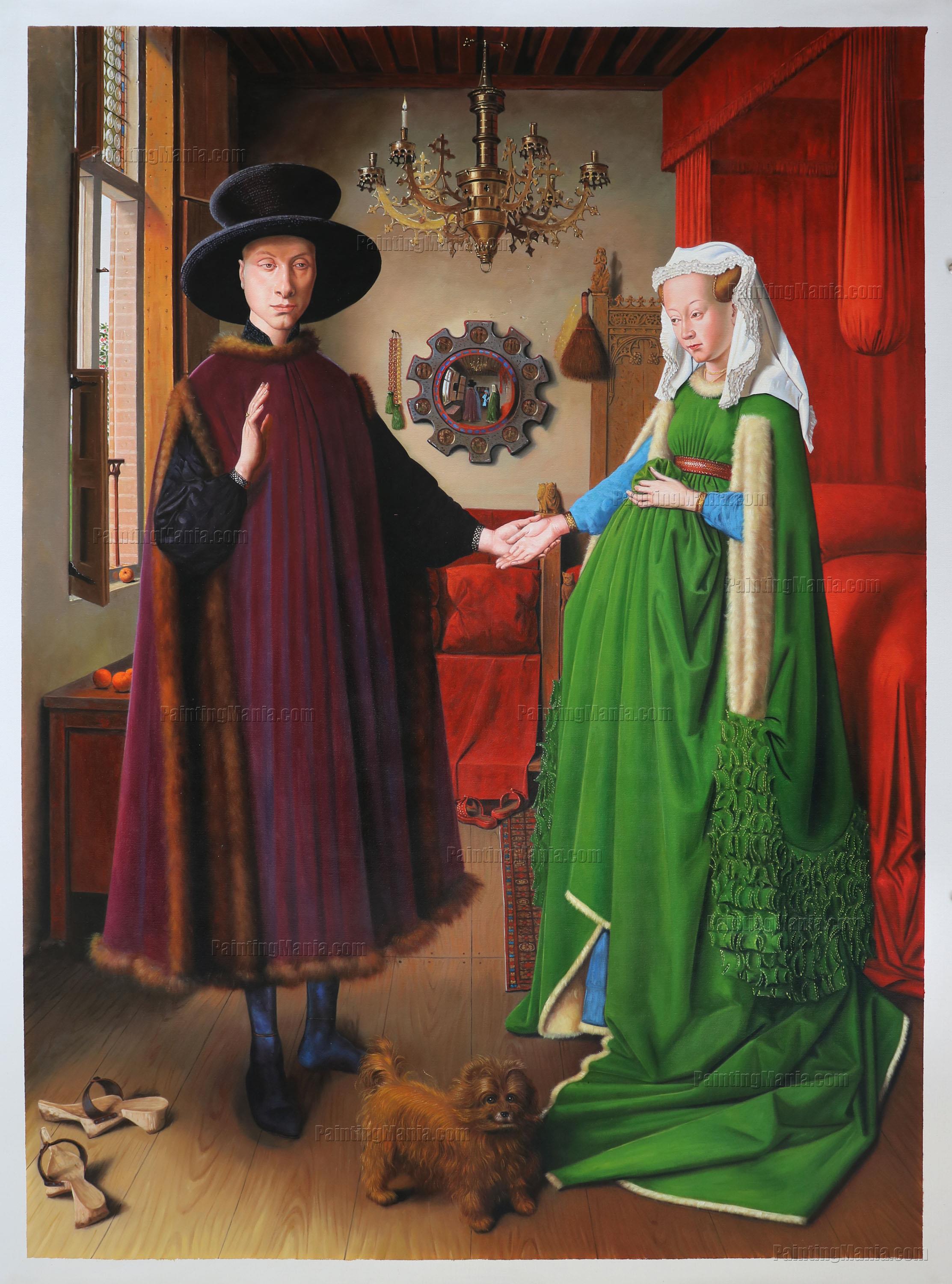 The Arnolfini Portrait By Jan Van Eyck - Various Artists Paintings