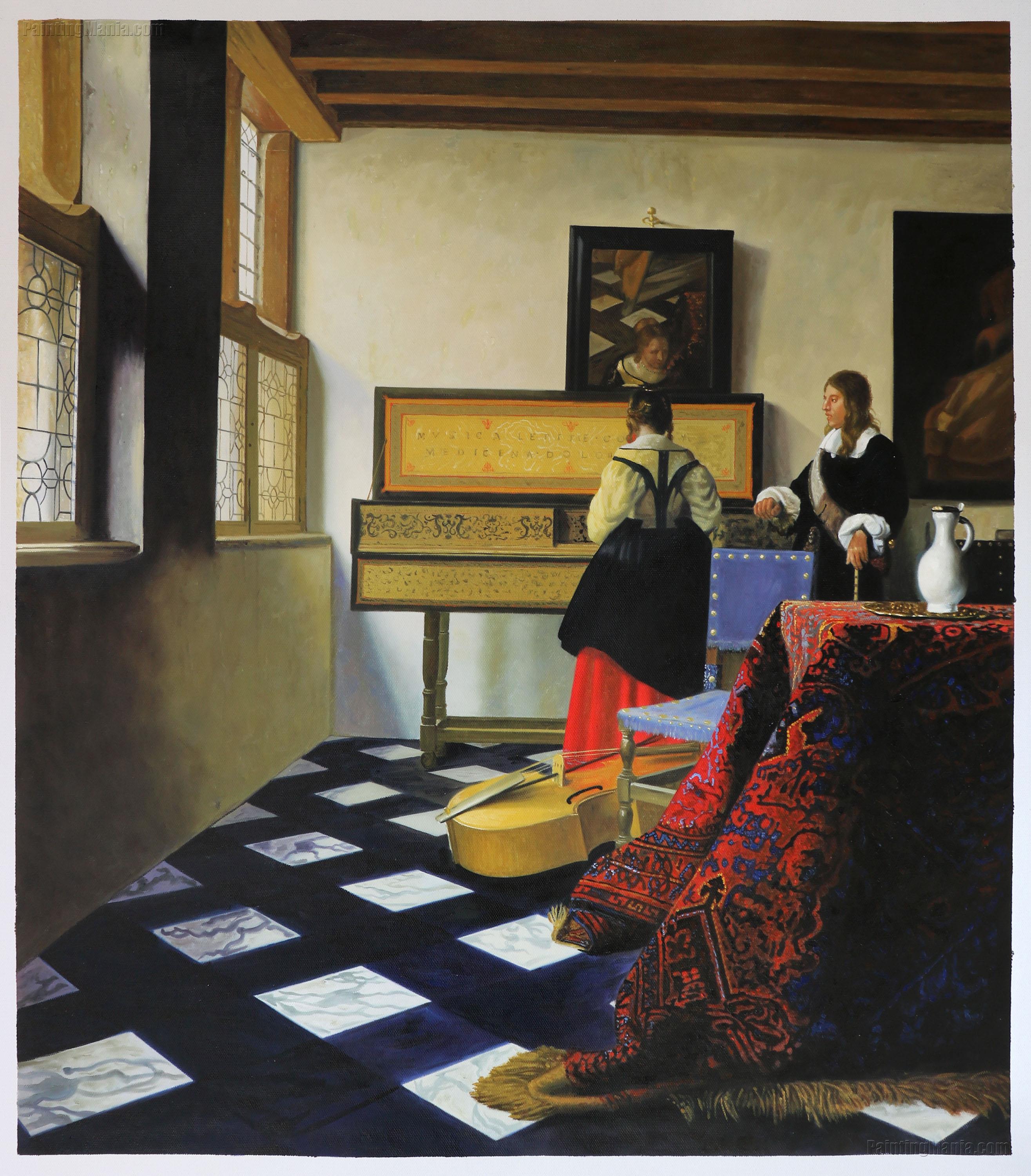 vermeer the music lesson        
        <figure class=