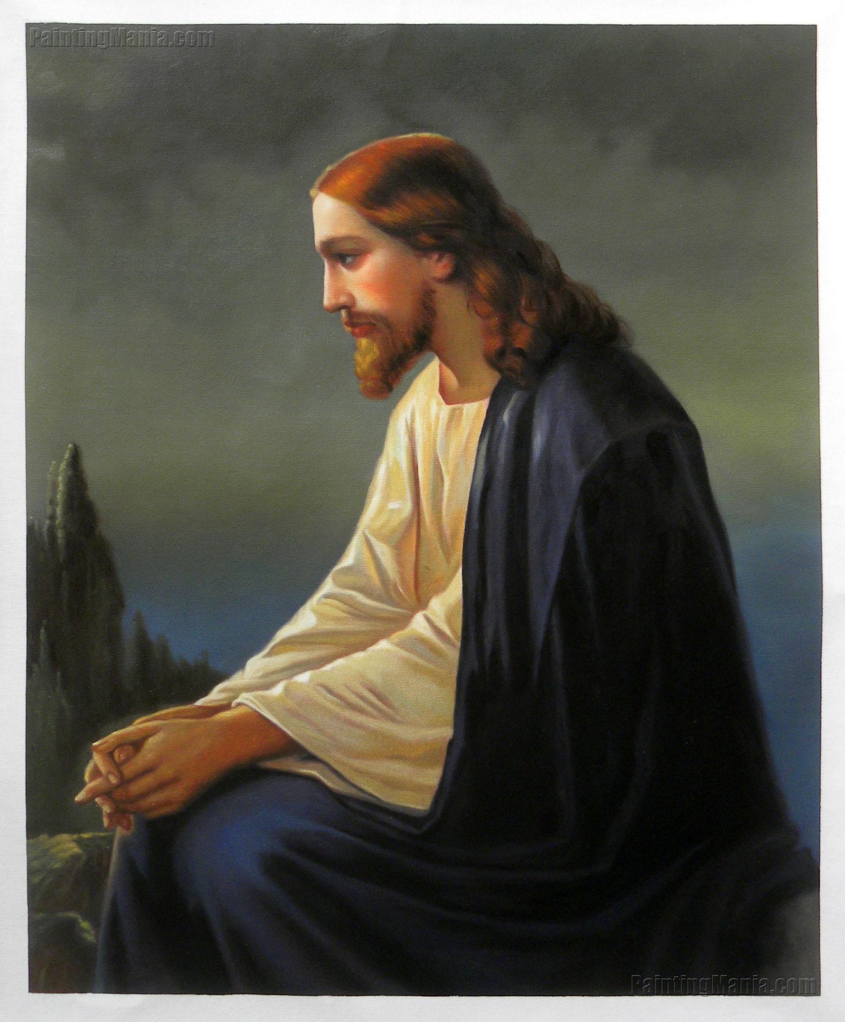 Jesus Christ Portrait Painting