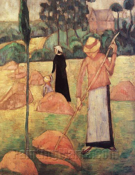 Woman with a Rake