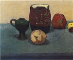 Still Life with Stone Mug and Apples