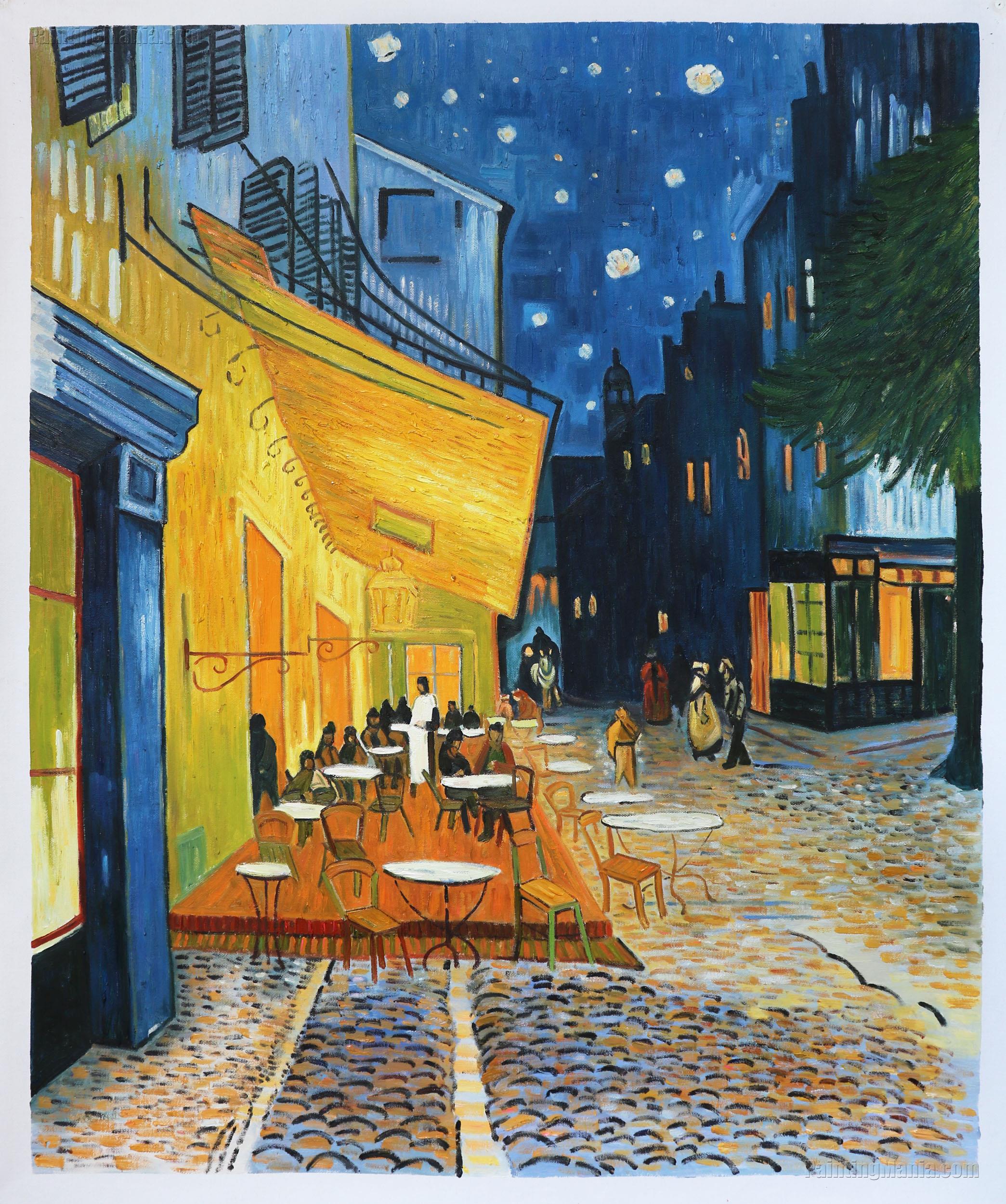 Cafe Terrace On The Place Du Forum Arles At Night Vincent Van Gogh   Cafe Terrace Place Du Forum Arles Night 6 2822 