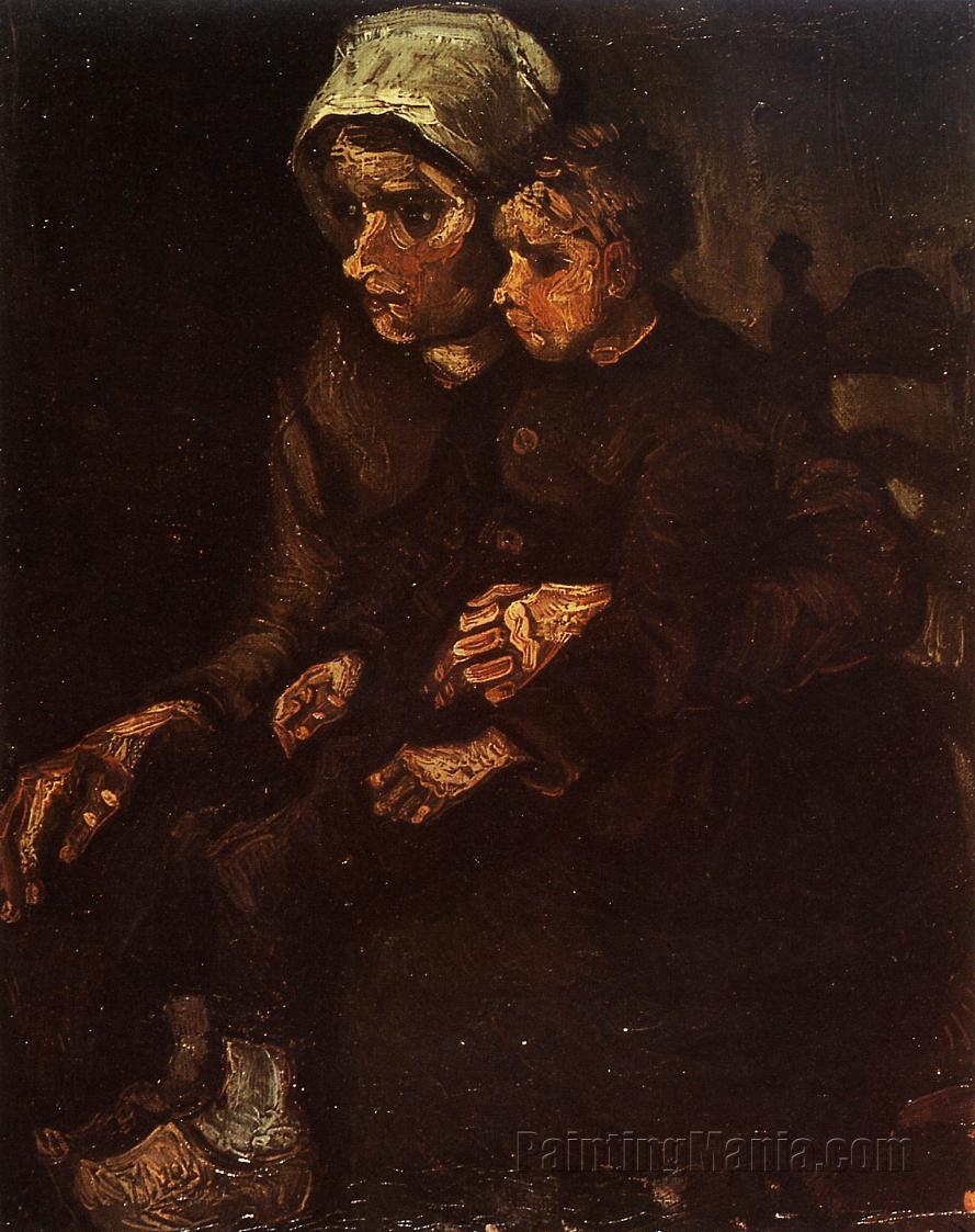 Peasant Woman with a Child in Her Lap