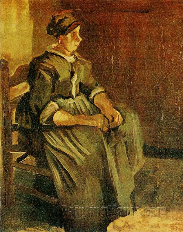 Peasant Woman Sitting on a Chair