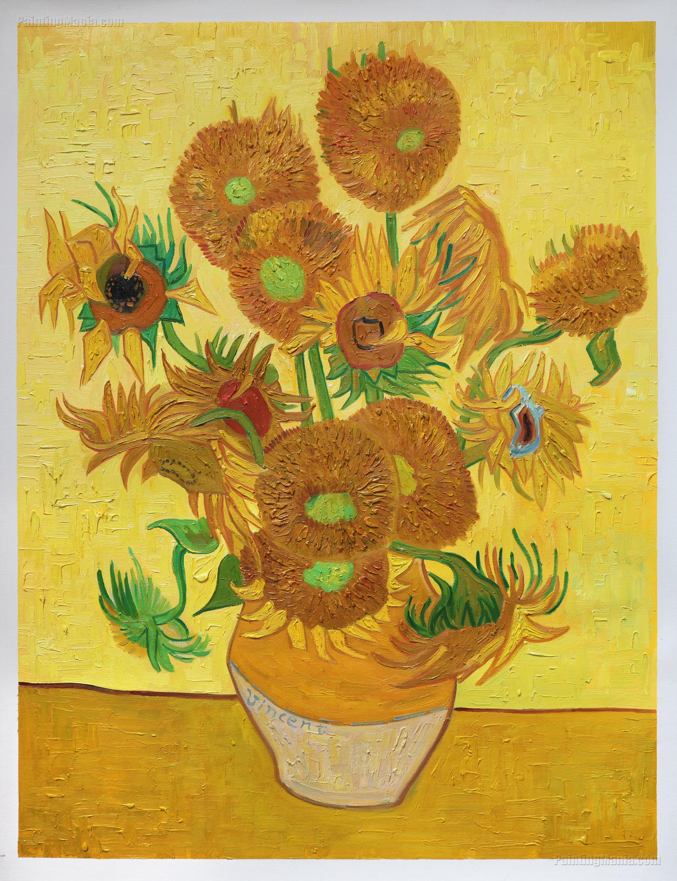 van gogh paintings sunflowers