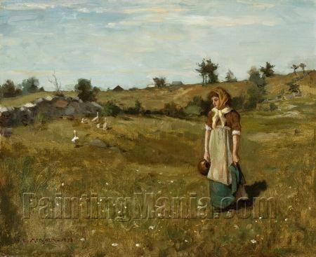 Woman in a Field