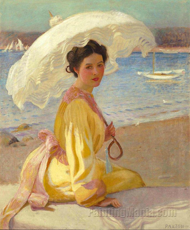 Girl with the Sea Beyond